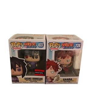 Funko Pop lot Naruto exclusive Sasuke and Gaara